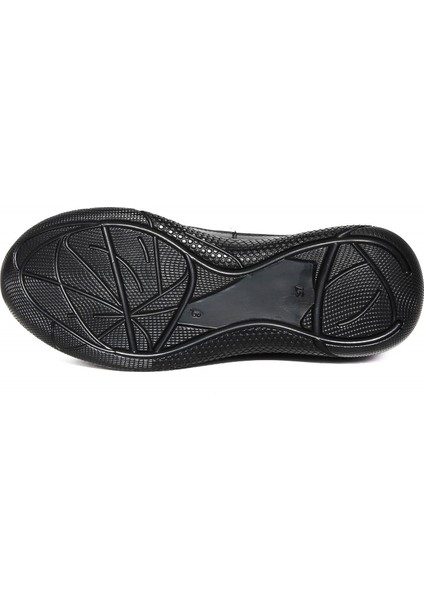 27901 Kadın Siyah Deri Comfort Ayakkabı fırsatları