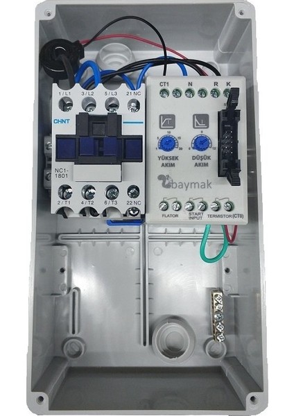 Mekanik Pano 1x(0,37-1,85) Kw Monofaze 220V