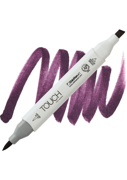 Twin Brush Marker Fırça Uçlu Markör Kalem Purple Deep P283