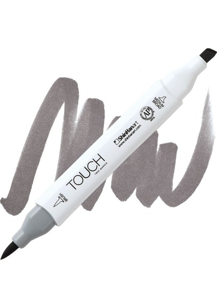 Twin Brush Marker Fırça Uçlu Markör Kalem Warm Grey Wg6