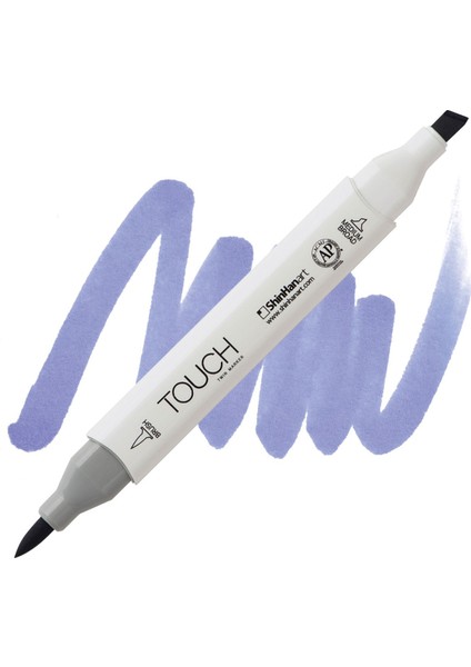 Twin Brush Marker Fırça Uçlu Markör Kalem Blue Berry PB273