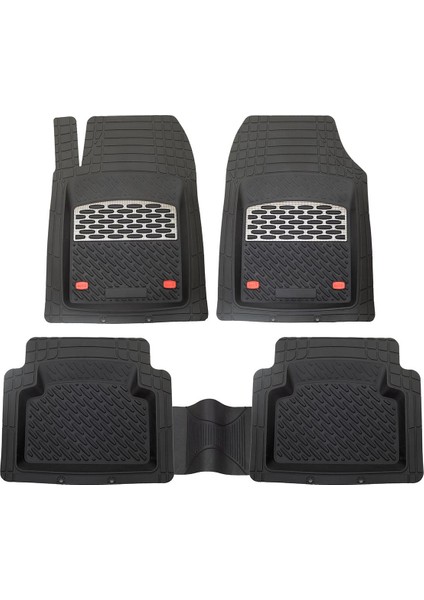 Fiat Punto Uyumlu Derin Havuzlu Krom Karbon 3D Paspas