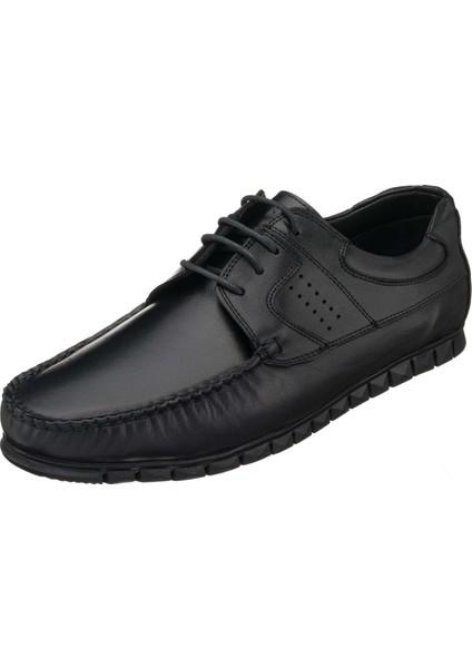 45,46,47,48,49,50 AG2018 Siyah Deri Büyük Numara Rok Geniş Kalıp