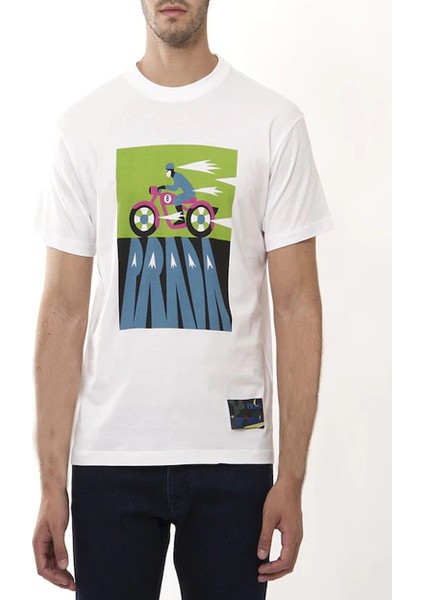 Erkek Bisiklet Yaka Jwp Motorbike Tişört U005076