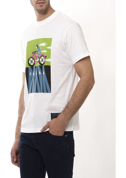 Erkek Bisiklet Yaka Jwp Motorbike Tişört U005076