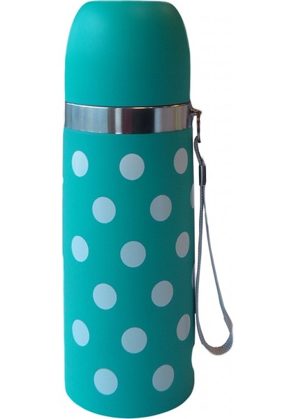 Sema Baby Puantiyeli Bebek Termosu 350 ml - Mavi