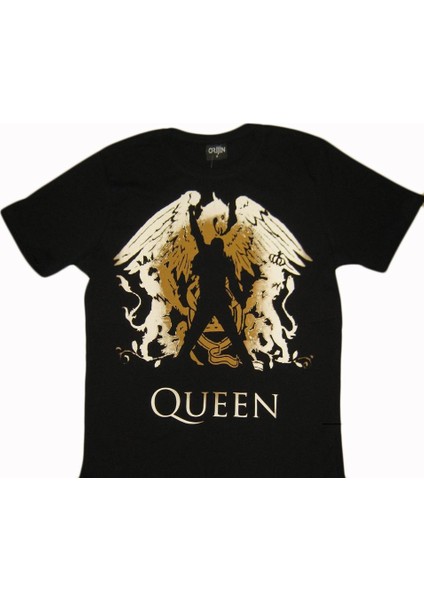 Queen Freddie Mercury Siyah Erkek Tişört