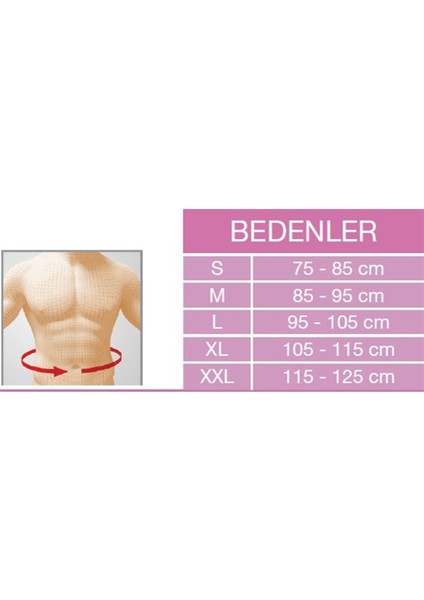 Orlex® Orx-K 508 Kolostomi Korsesi (26CM) (Hava Alabilen , Terlemeyi Önleyen ve Esnek Yapıdadır.)