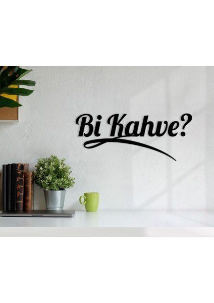 Gift Bi Kahve Ahşap Duvar Yazısı-5