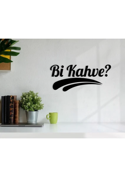 Bk Gift Bi Kahve Ahşap Duvar Yazısı-1