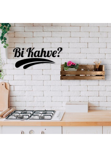 Gift Dekoratif Doğal Ahşap Raf ve Bi Kahve Duvar Süsü-1