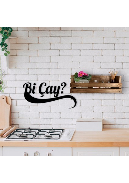 Gift Dekoratif Doğal Ahşap Raf ve Bi Çay Duvar Süsü-3