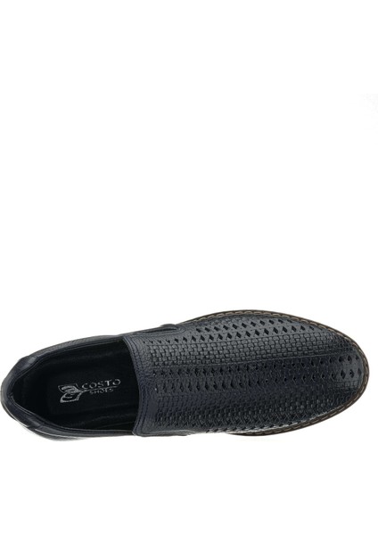 45 - 46 - 47 - 48 - 49- 50 AG8044-5 Lacivert 4 Mevsim Üst Kalite Termo Taban Büyük Numara Erkek Ayakkabısı Rahat Geniş Kalıp indirimleri