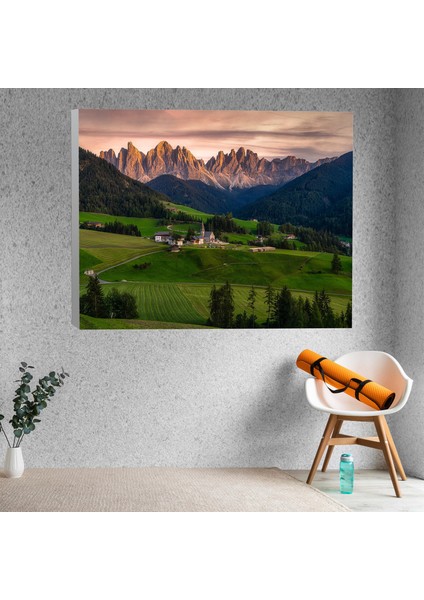 Dolomit Dağları Dekoratif Kanvas Tablo