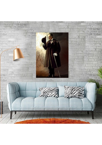 Mustafa Kemal Atatürk Kanvas Tablo