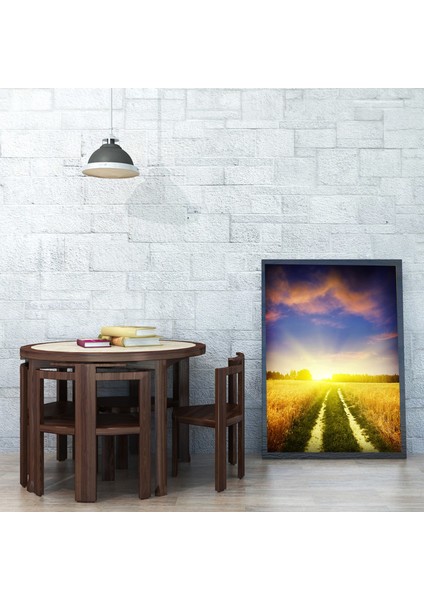 Kırsal Yol Kanvas Tablo