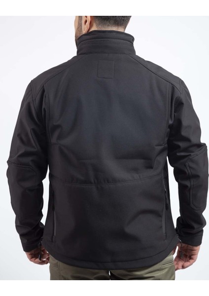 Shellht 04 Softshell Mont Su Rüzgar Geçirmez Su Itici Gizlenebilir Kapüşon