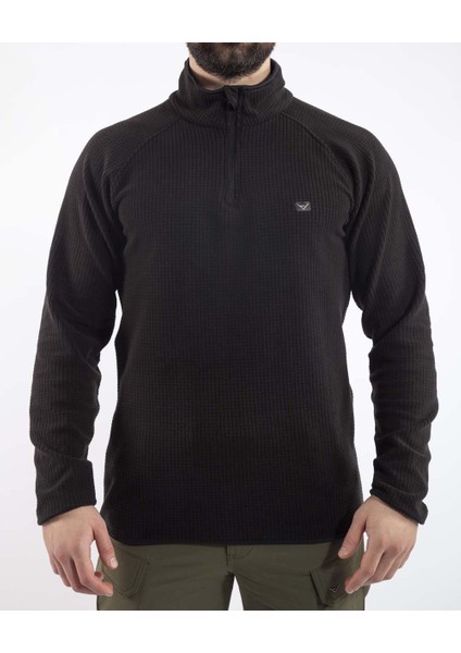 POLSW03 Nefes Alır Esneyebilen Petek Polar Sweat
