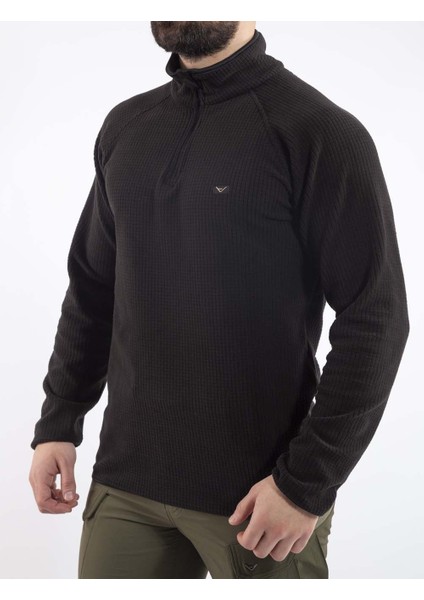 POLSW03 Nefes Alır Esneyebilen Petek Polar Sweat