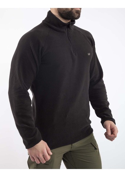 POLSW03 Nefes Alır Esneyebilen Petek Polar Sweat