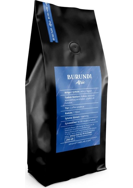 Burundi Afric (250 Gram) Filtre Kahve (Aeropress)