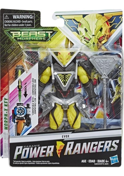 Power Rangers Beast Morphers Evox Figür E6033