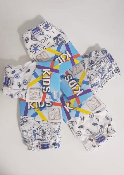 Erkek Çocuk Penye Desenli Boxer 3 ADET-1554 modelleri
