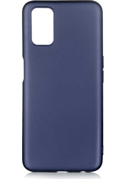 - Oppo A72 - Kılıf Mat Soft Premier Silikon Kapak - Lacivert