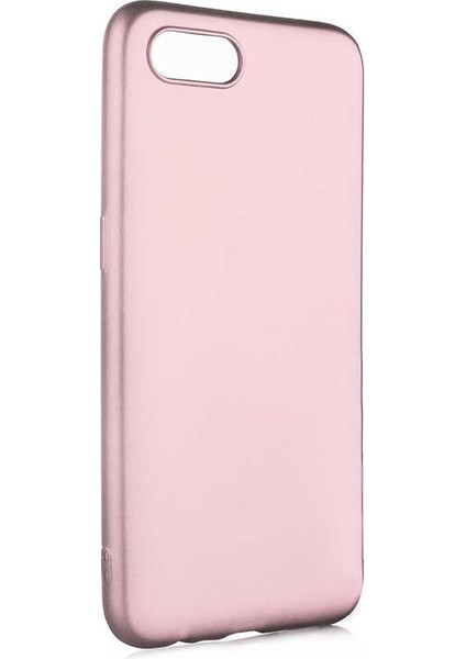 - Realme C2 - Kılıf Mat Soft Premier Silikon Kapak - Rose Gold