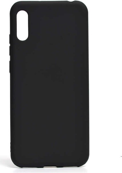 - Huawei Y6 2019 - Kılıf Mat Soft Premier Silikon Kapak - Siyah - T8536