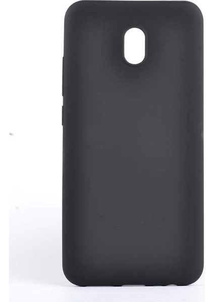 - Xiaomi Redmi 8A - Kılıf Mat Soft Premier Silikon Kapak - Siyah - T10355