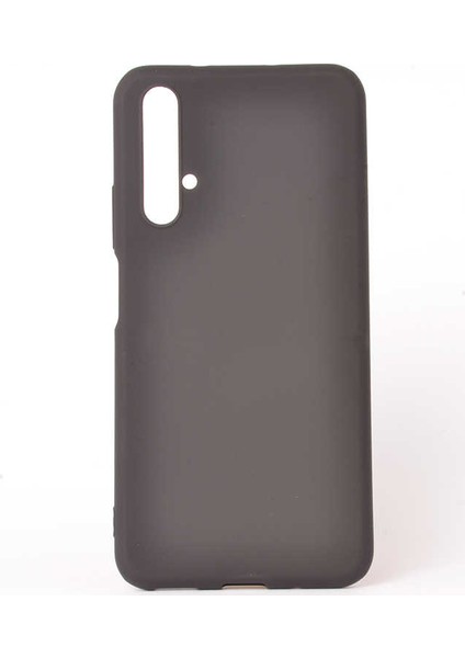 - Huawei Honor 20 - Kılıf Mat Soft Premier Silikon Kapak - Siyah - T10112