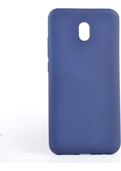 - Xiaomi Redmi 8A - Kılıf Mat Soft Premier Silikon Kapak - Lacivert - T10355