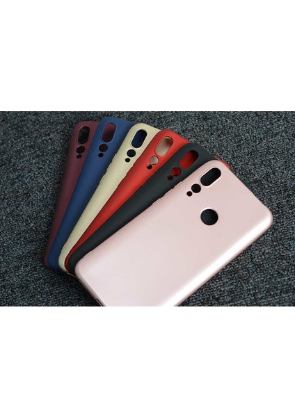 Huawei Y9 Prime 2019 Kılıf Yumuşak Dokulu Soft Esnek Ince Mat Renkli Lüks Premier Silikon Kapak