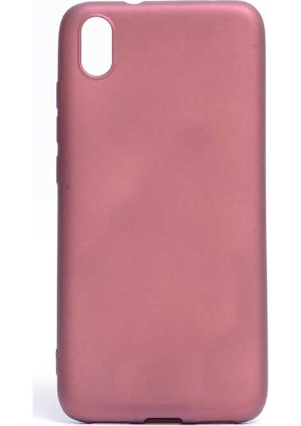 - Xiaomi Redmi 7A - Kılıf Mat Soft Premier Silikon Kapak - Mürdüm - T9658