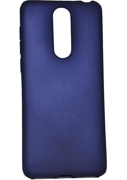 - Alcatel 3 2019 - Kılıf Mat Soft Premier Silikon Kapak - Lacivert - T10915