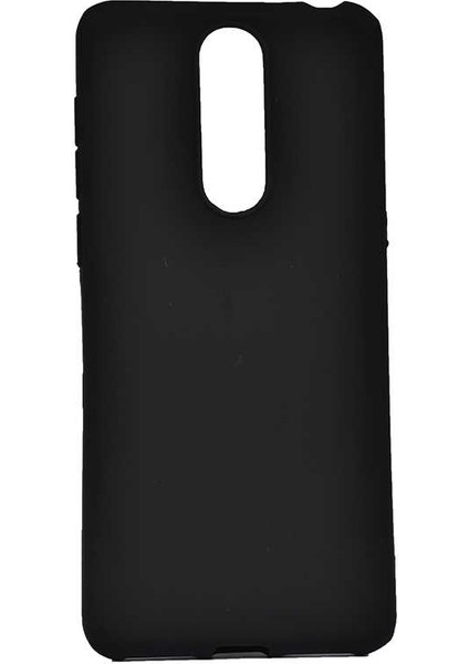 - Alcatel 3 2019 - Kılıf Mat Soft Premier Silikon Kapak - Siyah - T10915