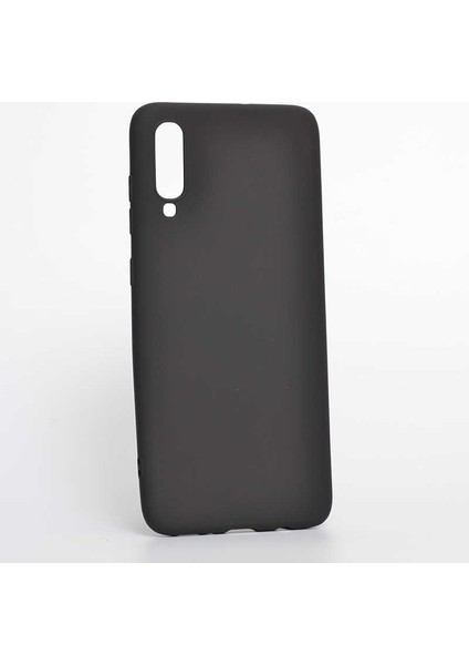 - Samsung Galaxy A70 - Kılıf Mat Soft Premier Silikon Kapak - Siyah