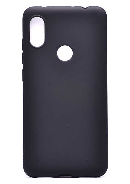 - Xiaomi Redmi Note 6 Pro - Kılıf Mat Soft Premier Silikon Kapak - Siyah - T6623