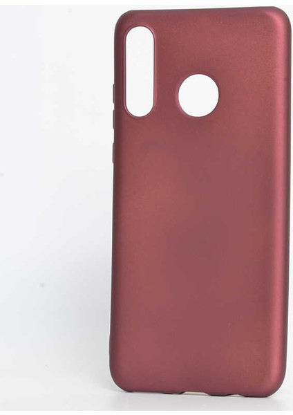 - Huawei P30 Lite - Kılıf Mat Soft Premier Silikon Kapak - Mürdüm - T7866