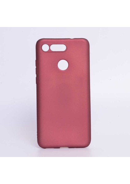 - Huawei Honor View 20 Uyumlu Kılıf Mat Renkli Esnek Premier Silikon Kapak