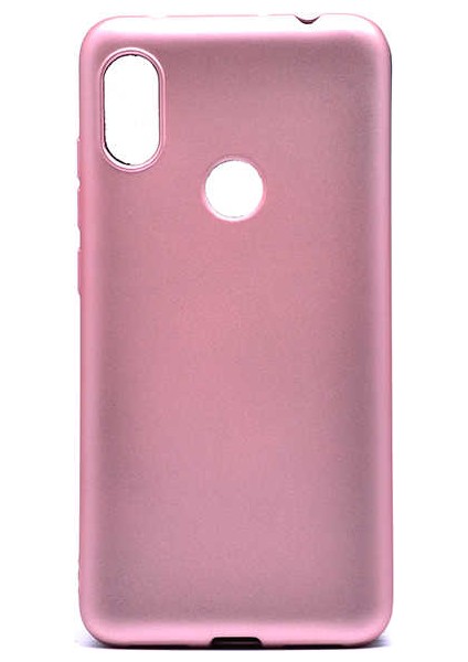 - Xiaomi Redmi Note 6 Pro - Kılıf Mat Soft Premier Silikon Kapak - Rose Gold - T6623