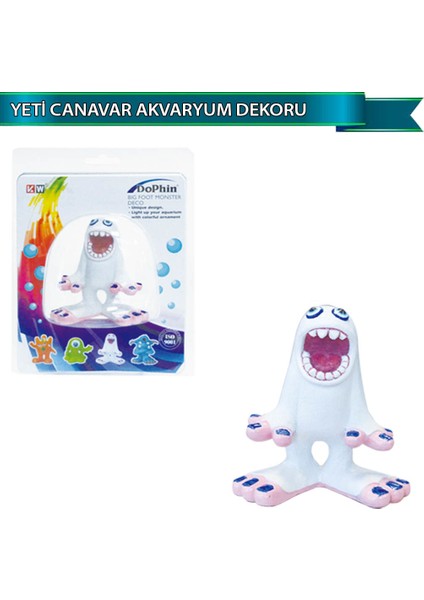 Yeti Canavar Akvaryum Dekoru