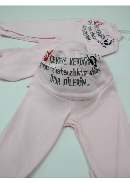 Kız Bebek Çevreye Verdiğim Geçici Rahatsızlıktan Dolayı Özür Dilerim Tek Alt