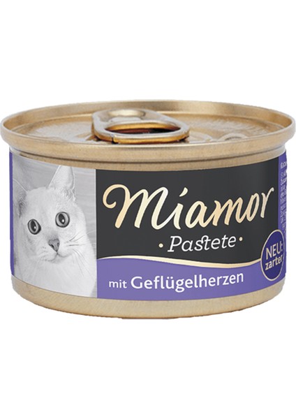 Mıamor Pastete Yürekli Kedi Konservesi 85 G