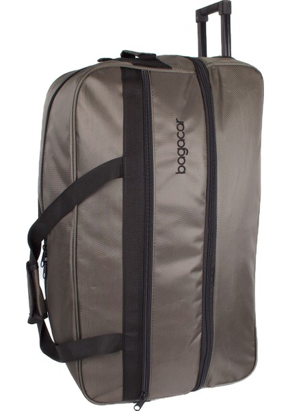 Tekerlekli Genişleyebilir Orta Boy Seyahat Valizi Gri