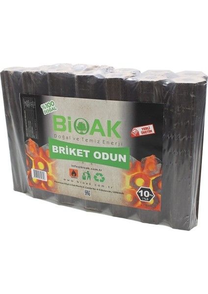 Briket Şömine Odunu 10 Kg modelleri