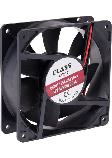 120X120X38 Dc 12V Aksiyel Fan Cf 275