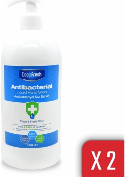 Antibakteriyel Sıvı Sabun 1000 ml x 2 Adet