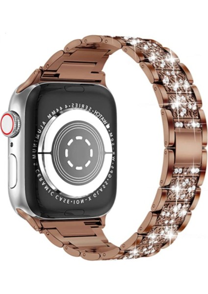 Apple Watch Uyumlu 42MM Parlak Metal Kordon - Gold fiyatları